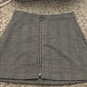 PacSun zip up skirt